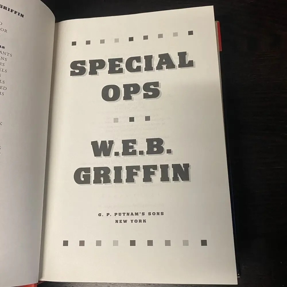 Special Ops by W. E. B. Griffin (2001, Hardcover)